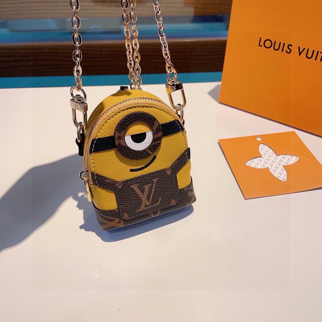 Louis Vuitton-themed Minion coin purse