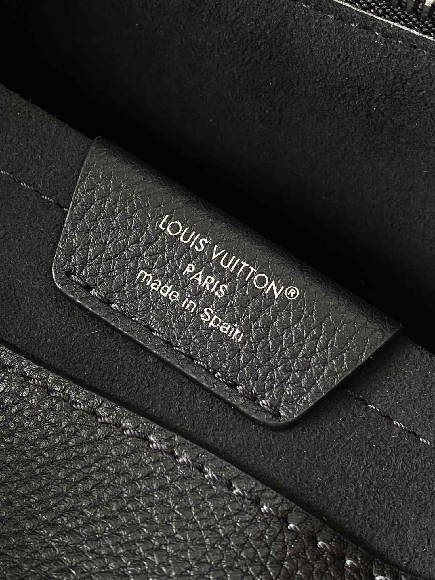 Louis Vuitton Steamer Backpack Black Touch calfskin leather M27063 TOP
