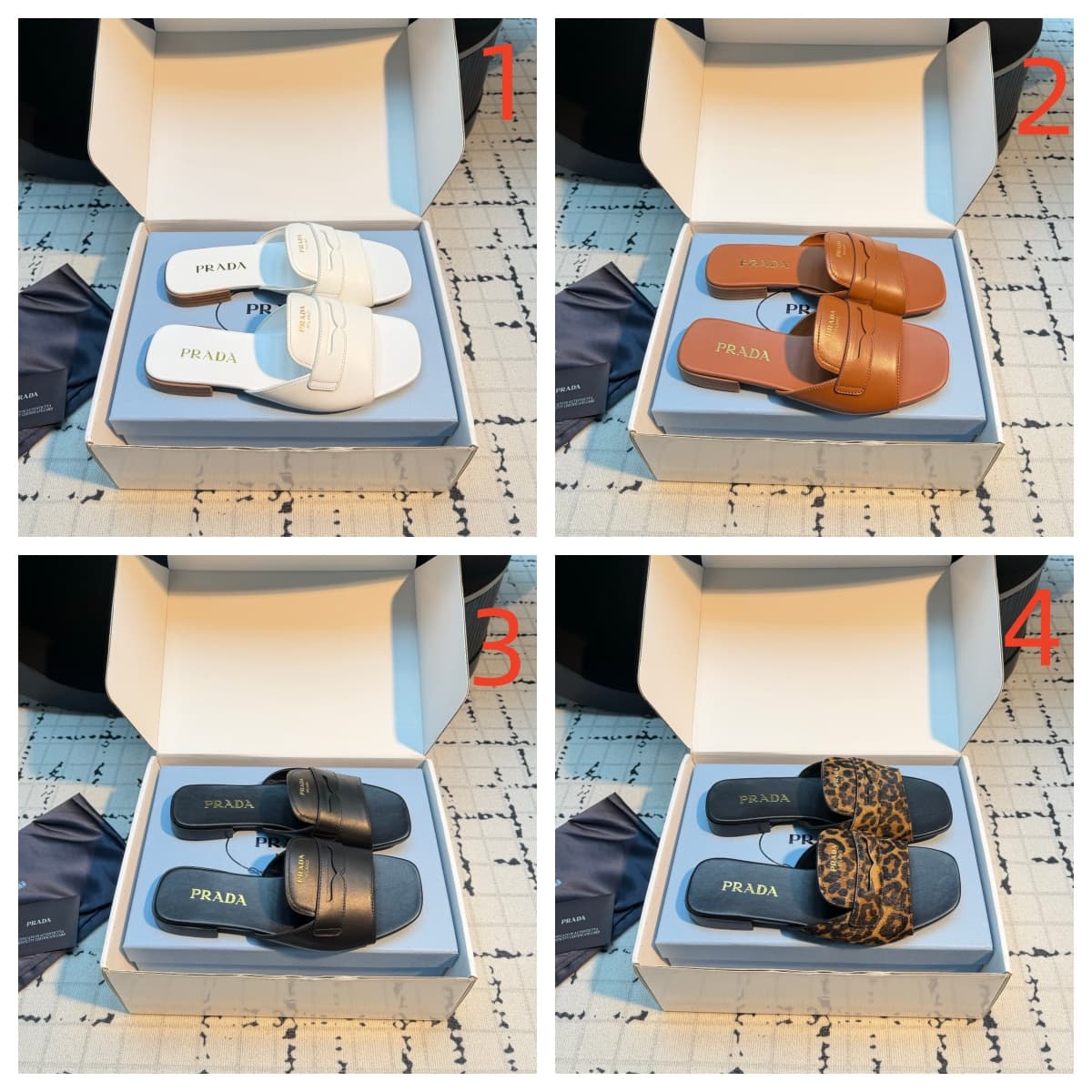 Prada Leather Sandal Shoes Women