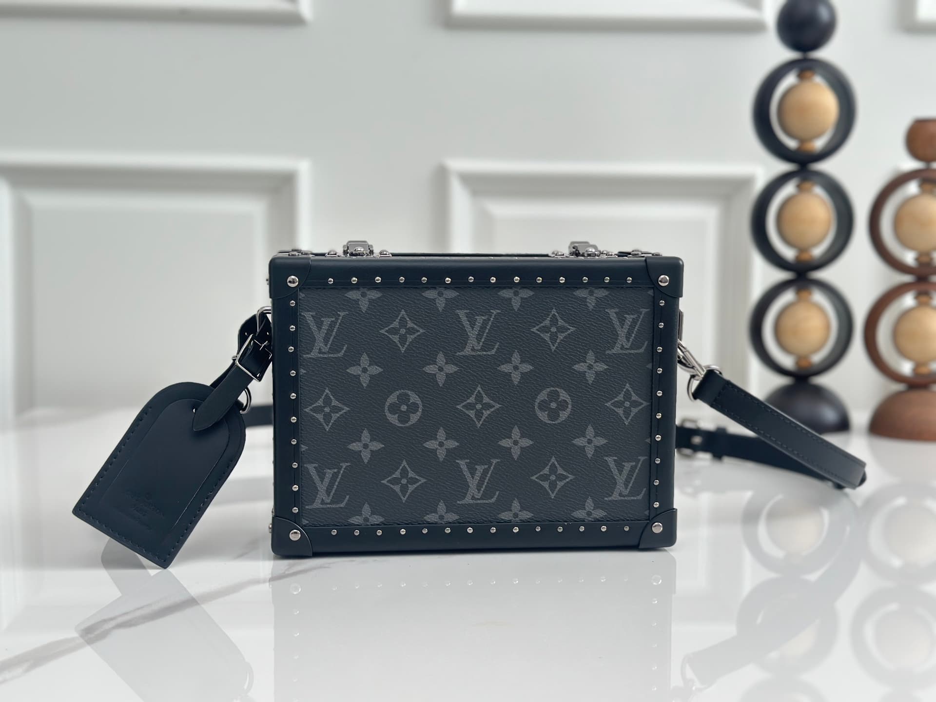 Louis Vuitton Clutch Box Monogram Eclipse coated canvas M20251 High
