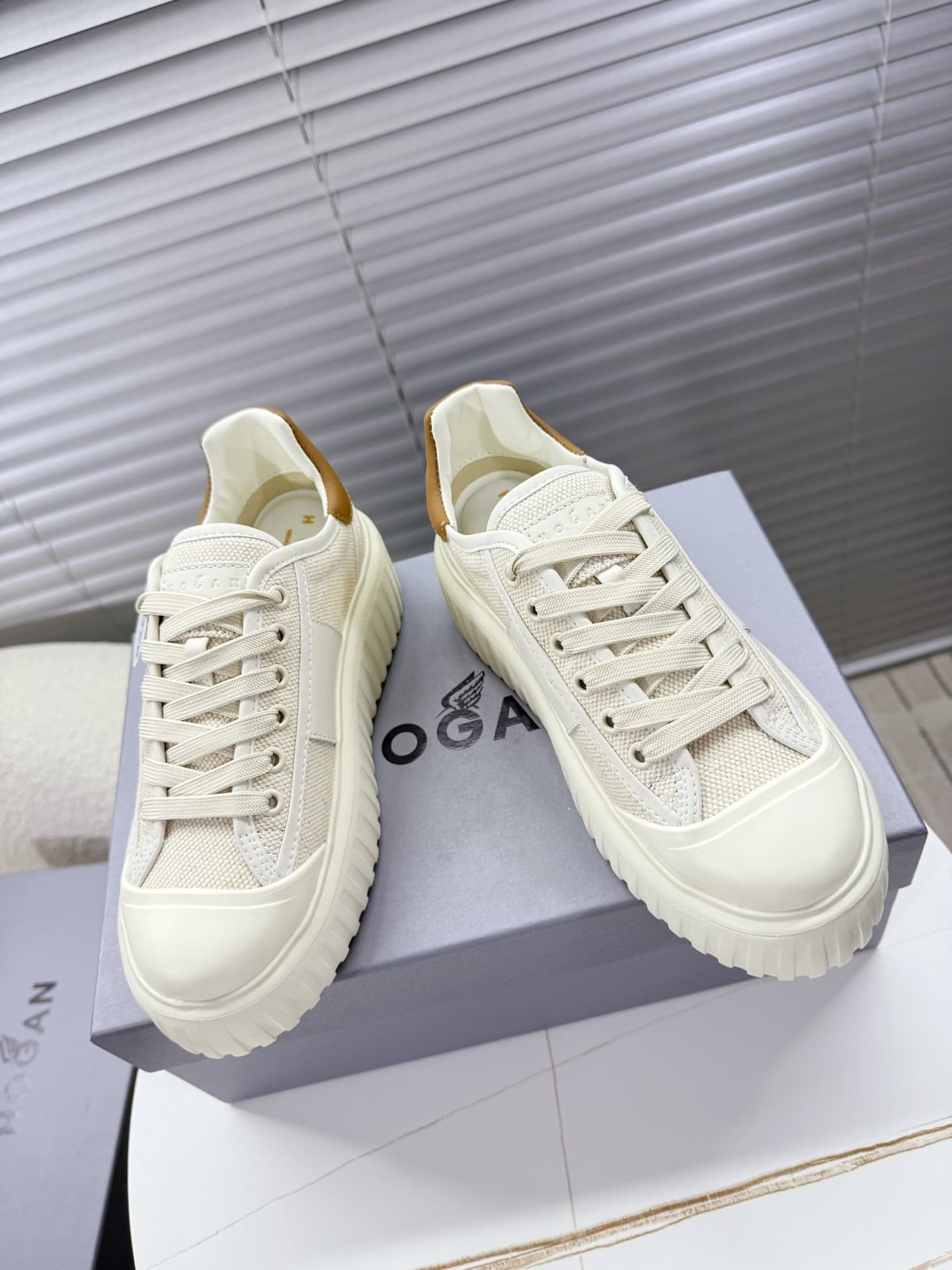 Hogan H-Stripes Sneakers Shoes Men Women