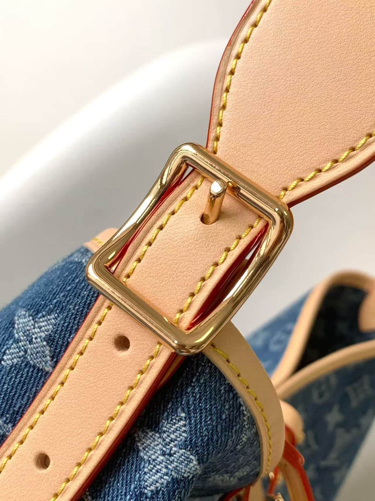 Louis Vuitton CARRYALL MM Monogram Denim M46855 High