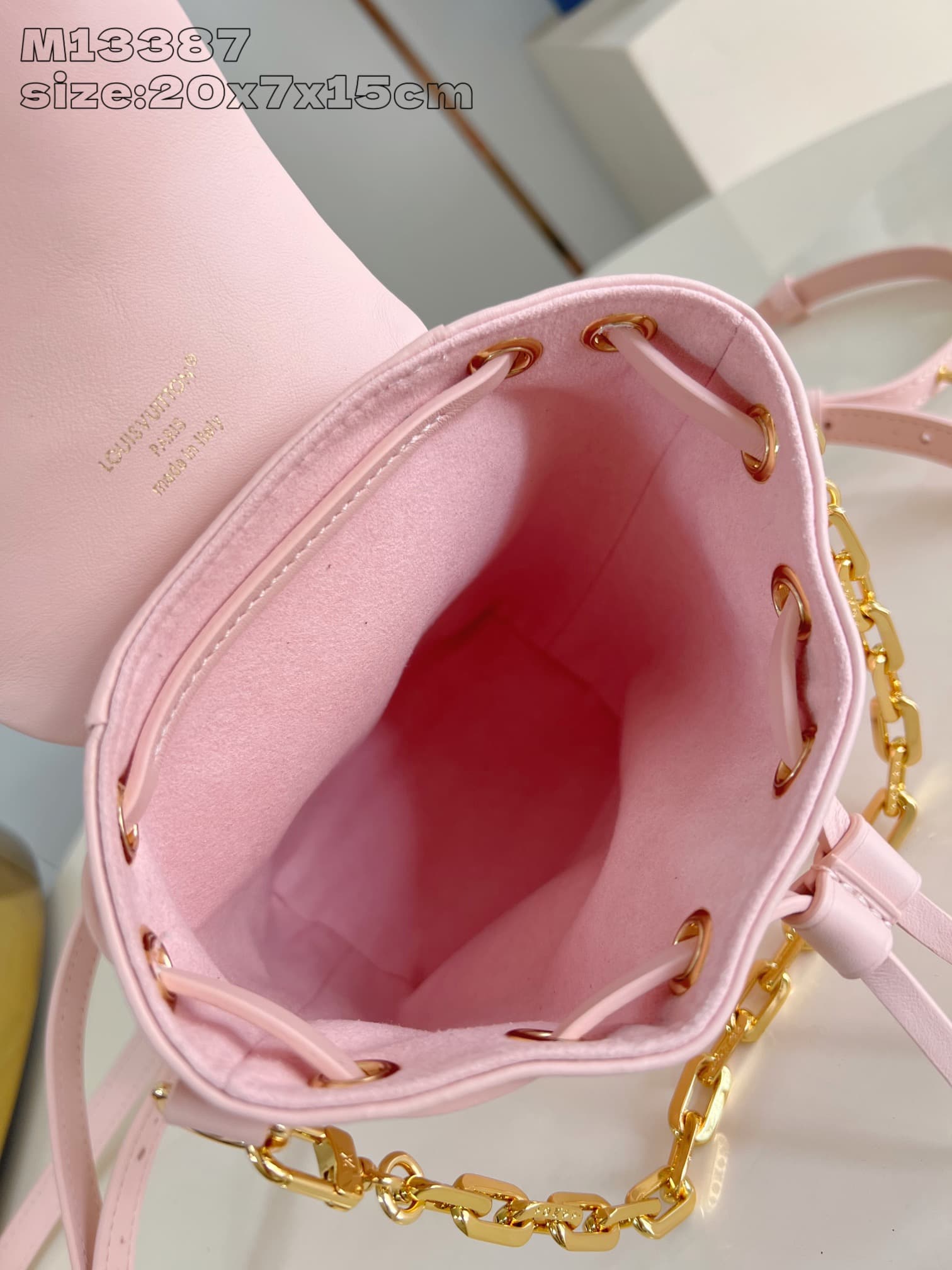 Louis Vuitton Coussin Backpack Mini Monogram embossed Lambskin M13387 High