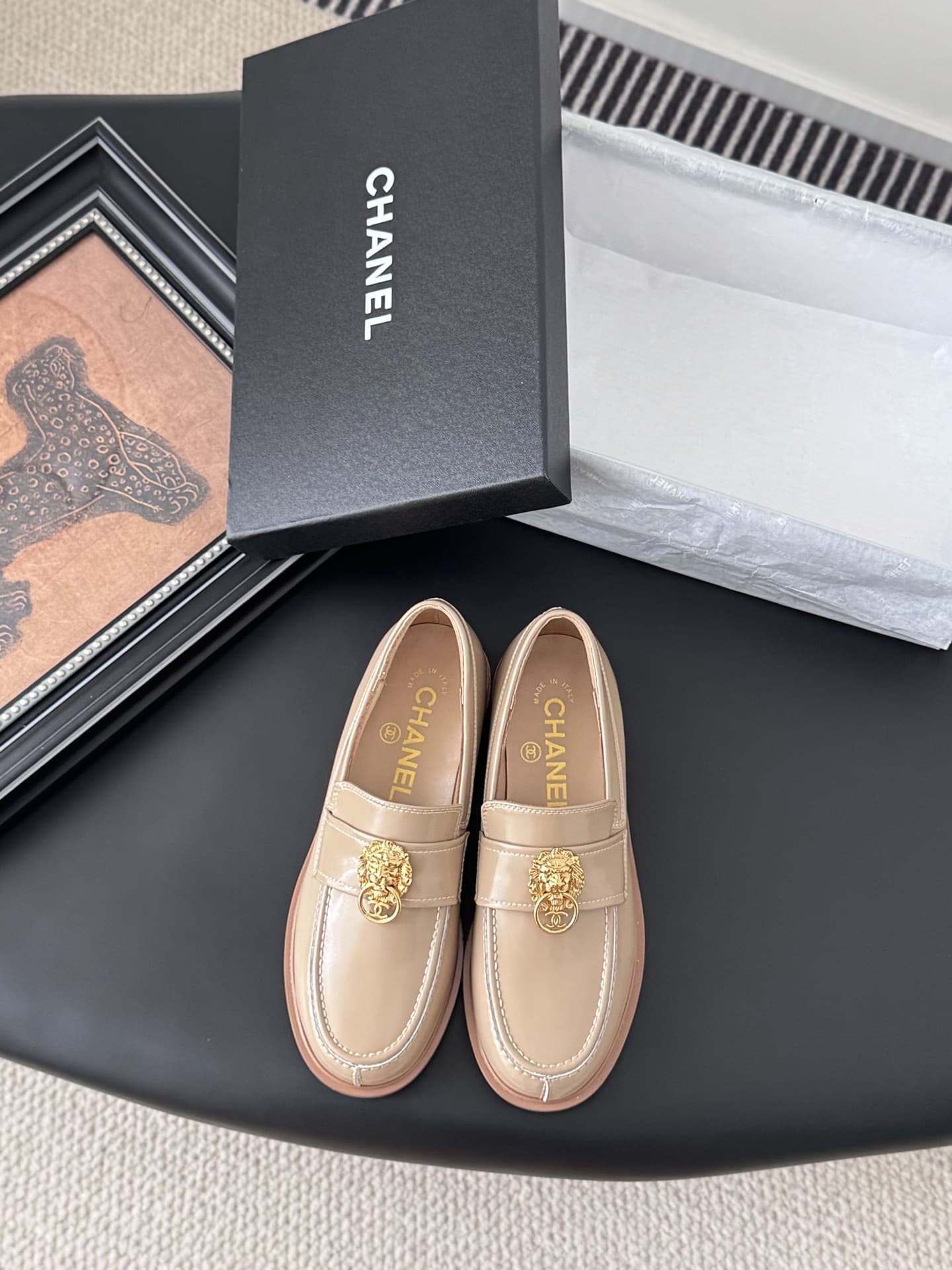 Chanel Patentsuede Loafers shoes Women