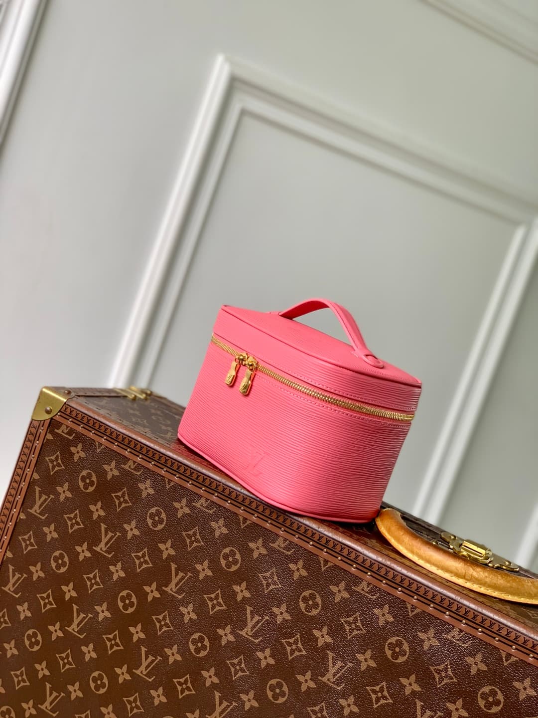 Louis Vuitton Nice Mini Epi grained leather Rouge M15191 Bliss Pink High