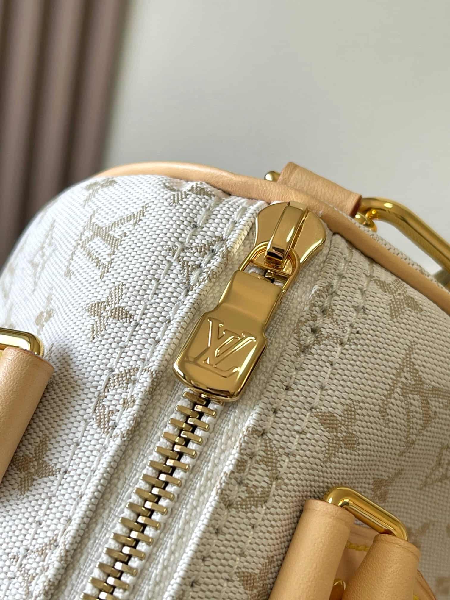 Louis Vuitton Speedy Bandoulière 20 Mastic Cream Polyamide M12747 TOP