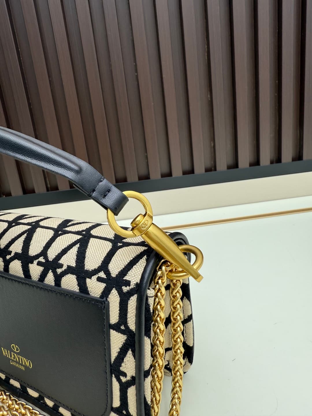 Valentino VLogo Garavani Loco Small Shoulder Bag in Toile Iconographe High