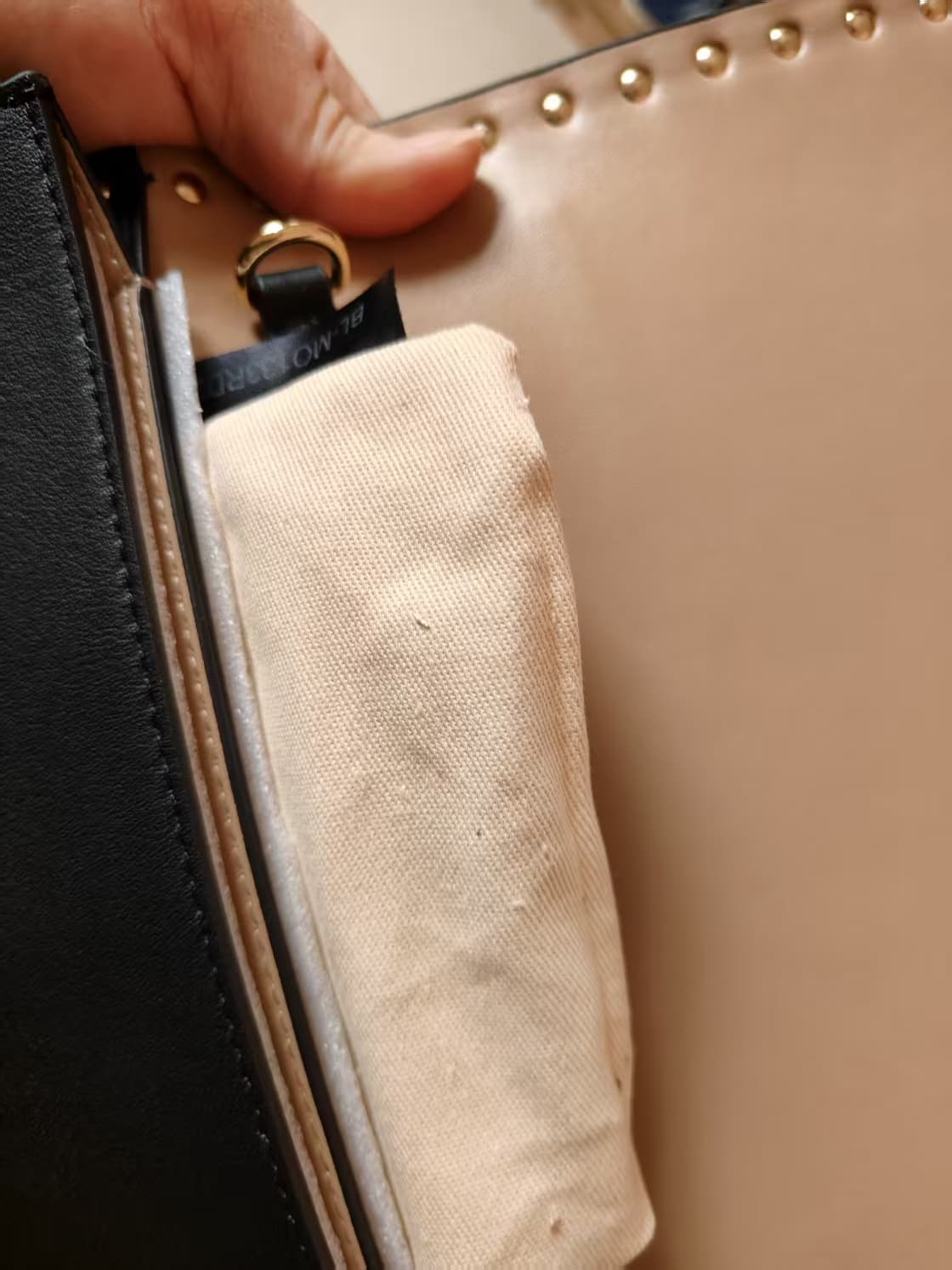 Valentino Medium Clutch In Black Calfskin High