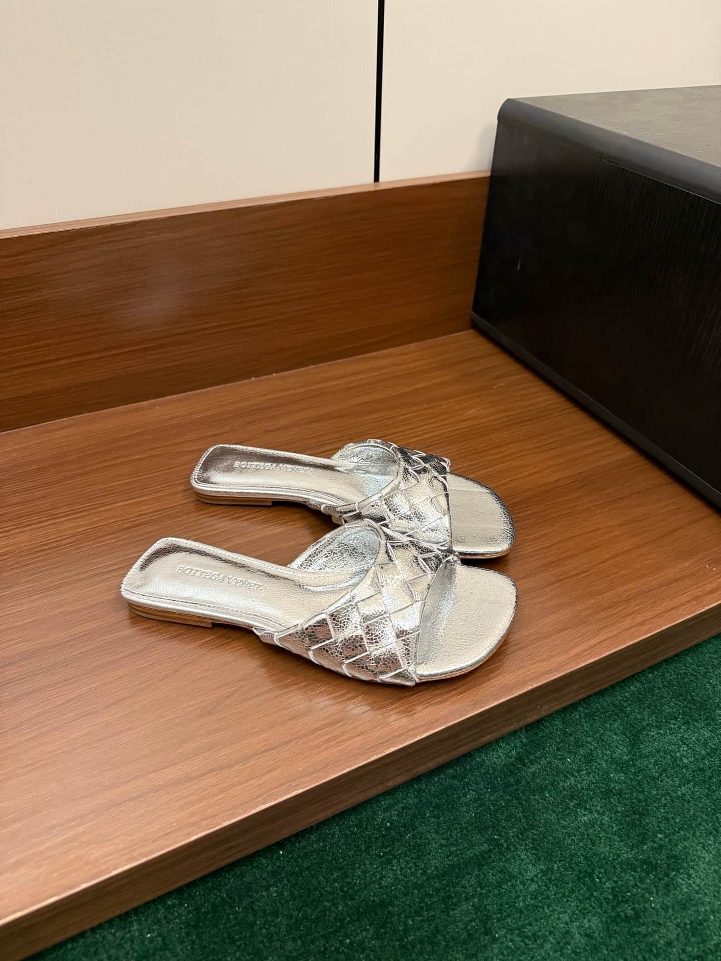 Bottega Veneta Livia Flat Mules Women