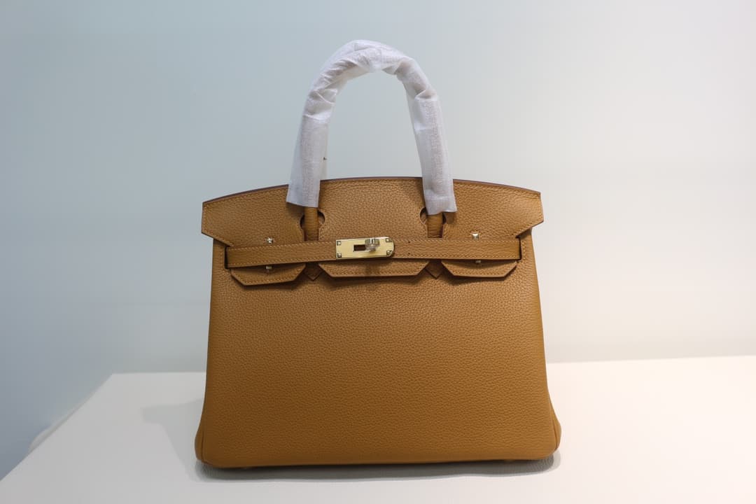 Hermes Birkin 25/30/35cm Bag Togo Leather In Sesame WAX High