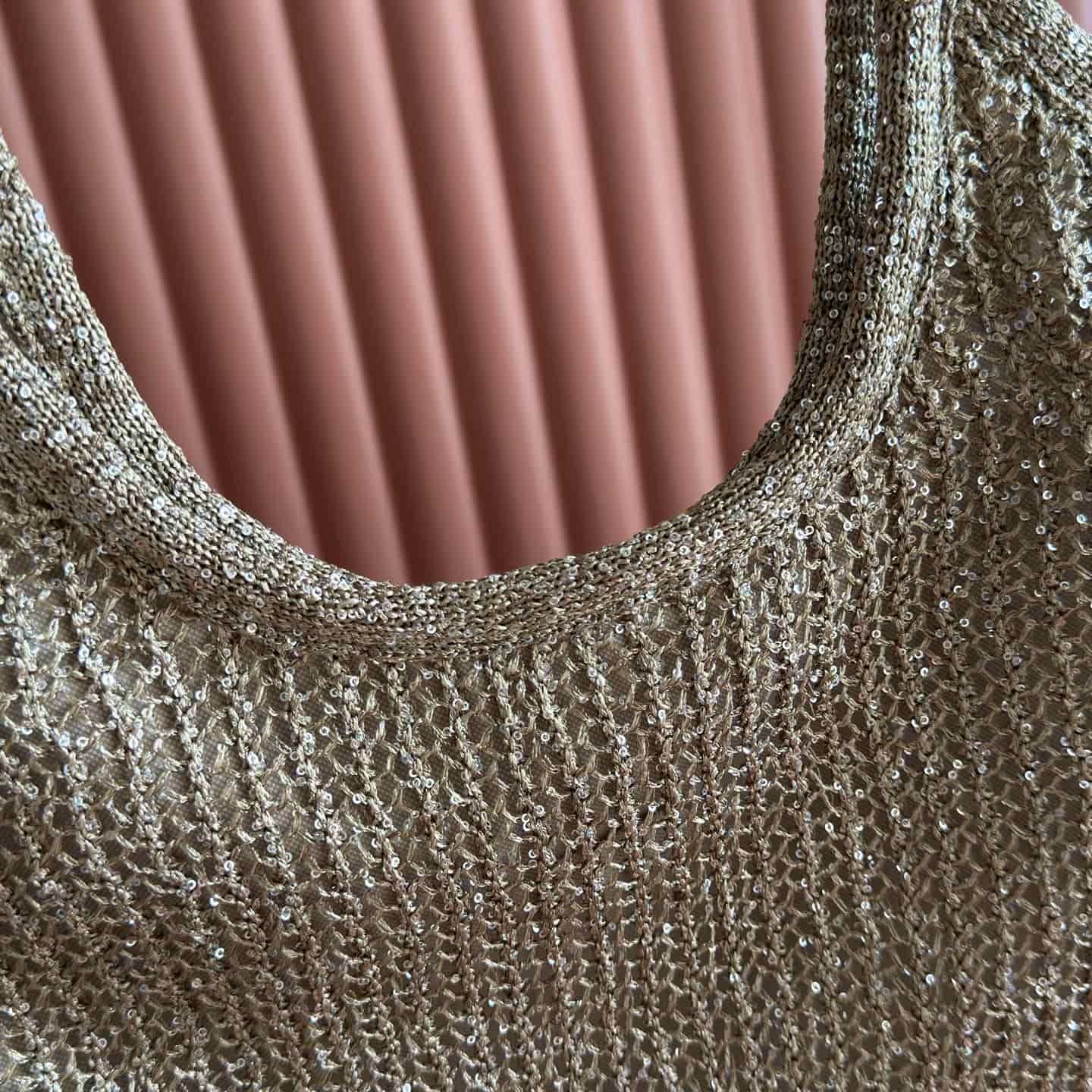 Miu Miu Ivy sequin mesh bag Cocoa Brown 5BG231 TOP