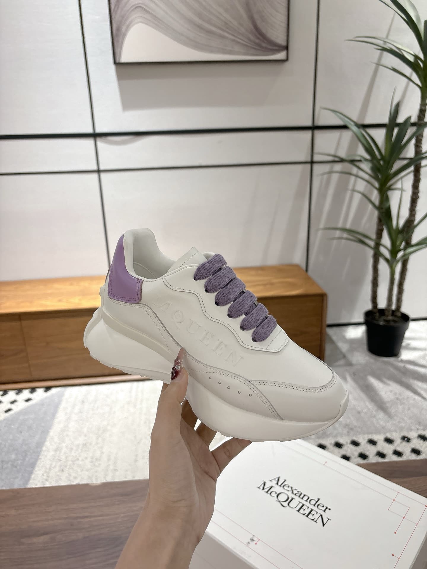 Alexander McQueen Sprint Runner Sneakers Shoes Men Women