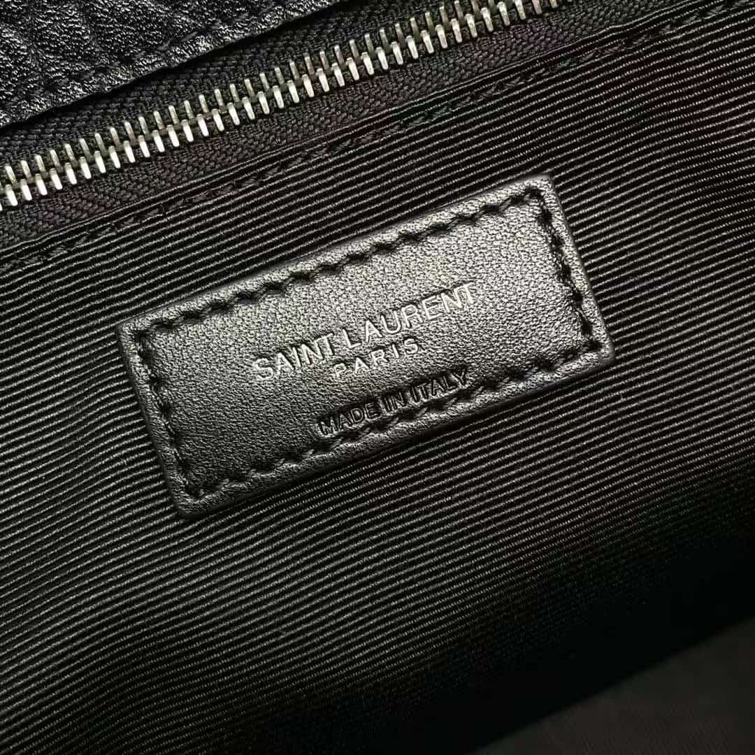 NIKI MESSENGER IN GRAINED LEATHER Black High