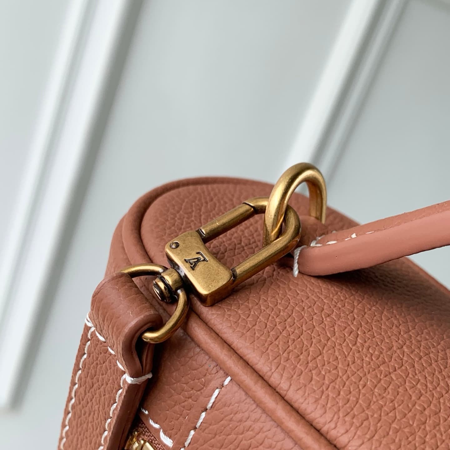 Louis Vuitton Low Key Vanity Pouch Cognac Calfskin M27505 High