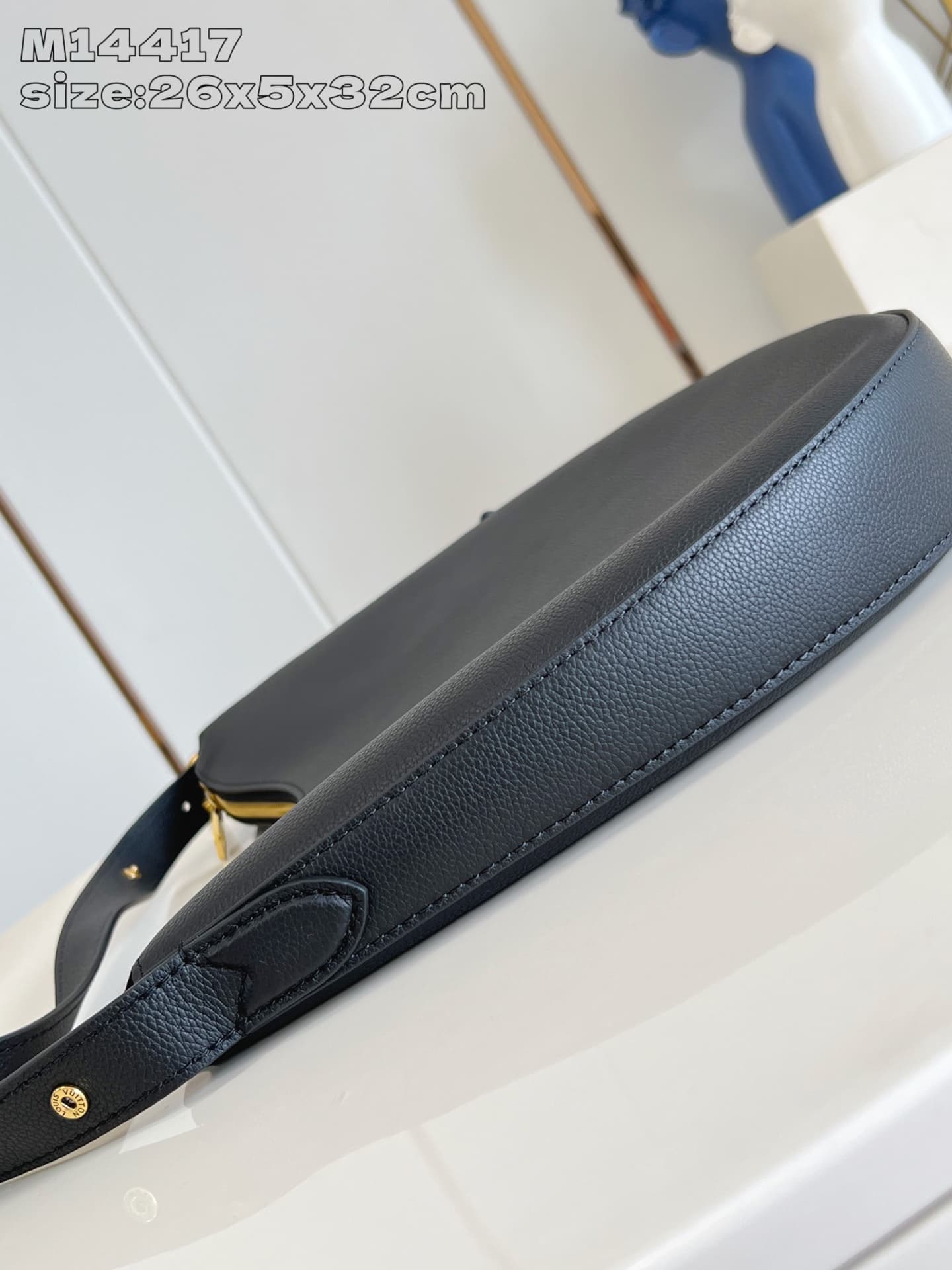 Louis Vuitton Low Key Cookie MM  Calf leather M14417 Black High