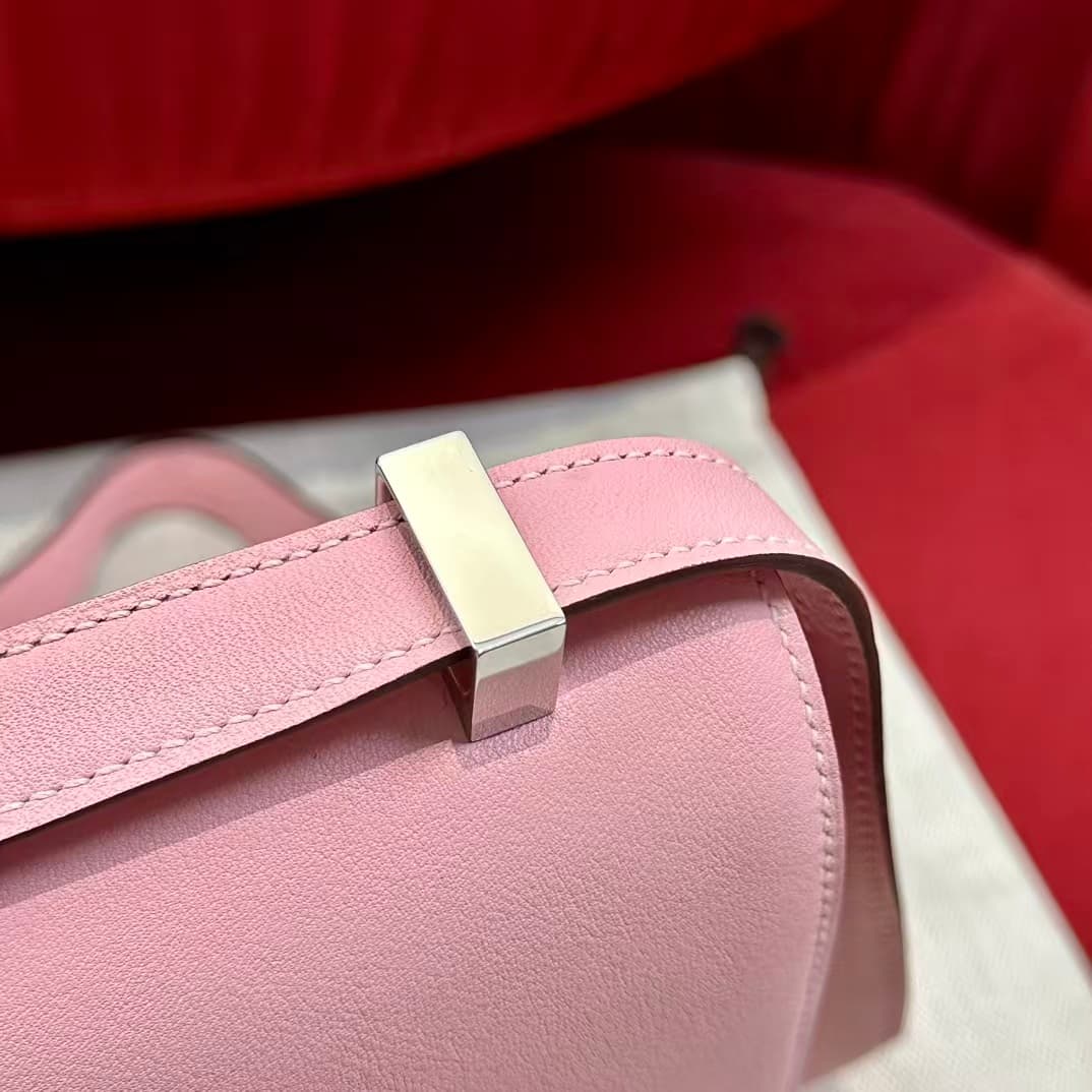 Hermes Constance 24 Rose Sakura Swift  Leather WAX High Customizing Style