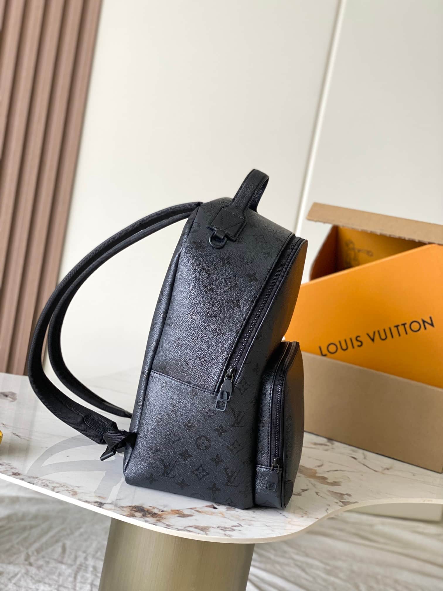 Louis Vuitton Discovery Cargo Backpack Black Monogram Midnight coated canvas M26765 TOP
