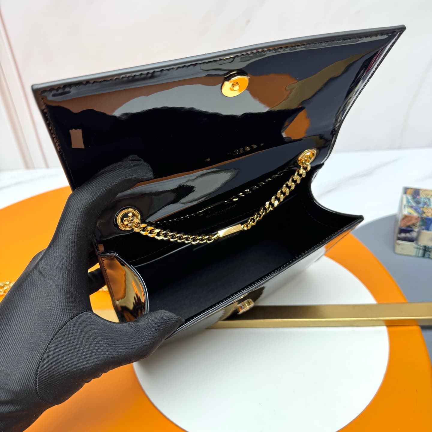 Kate small in patent leather 469390 Black High