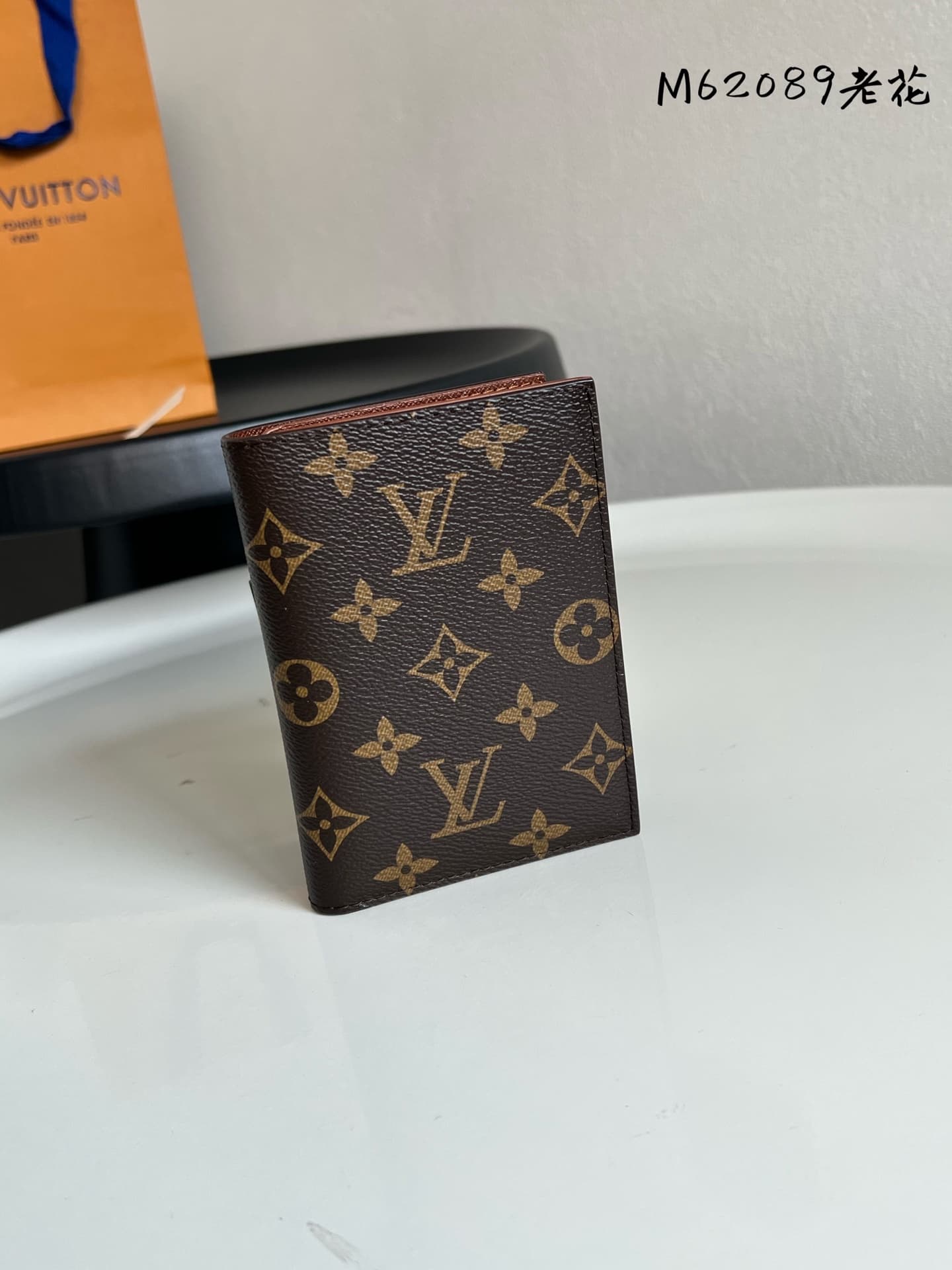 Louis Vuitton PASSPORT COVER Monogram Black M62089 High