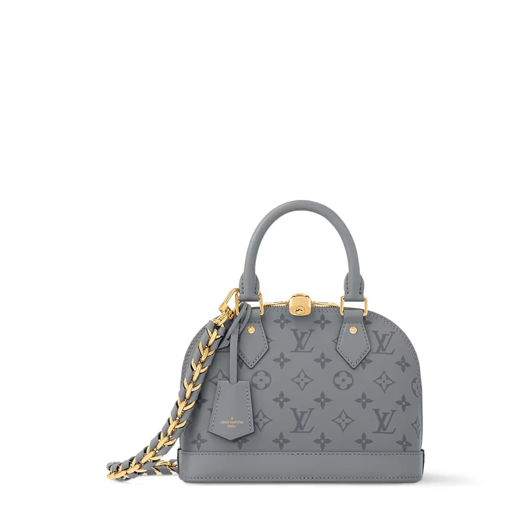 Louis Vuitton Alma BB Trianon Gray Calfskin leather M12561 TOP