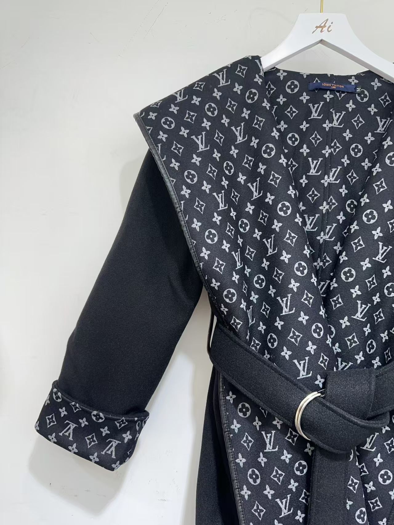 Louis Vuitton Hooded Wrap Coat