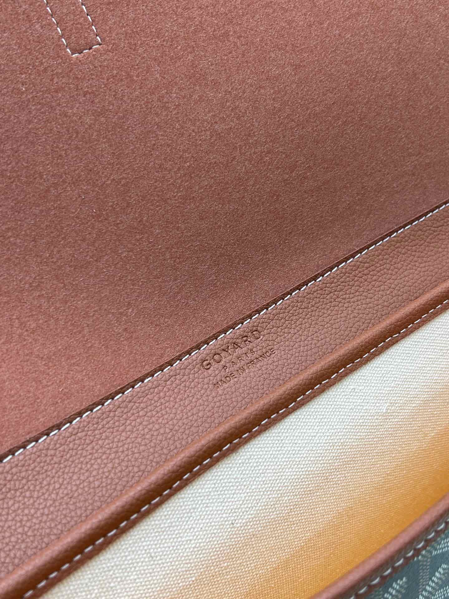 Goyard Coursier Messenger Bag Brown Mid