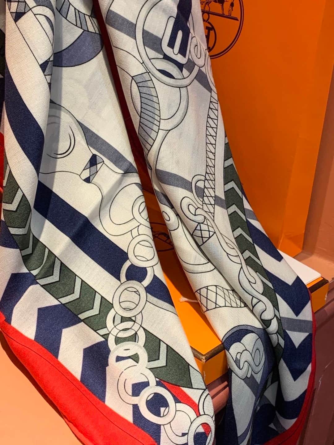 Hermes Panoplie Equestre silk scarf