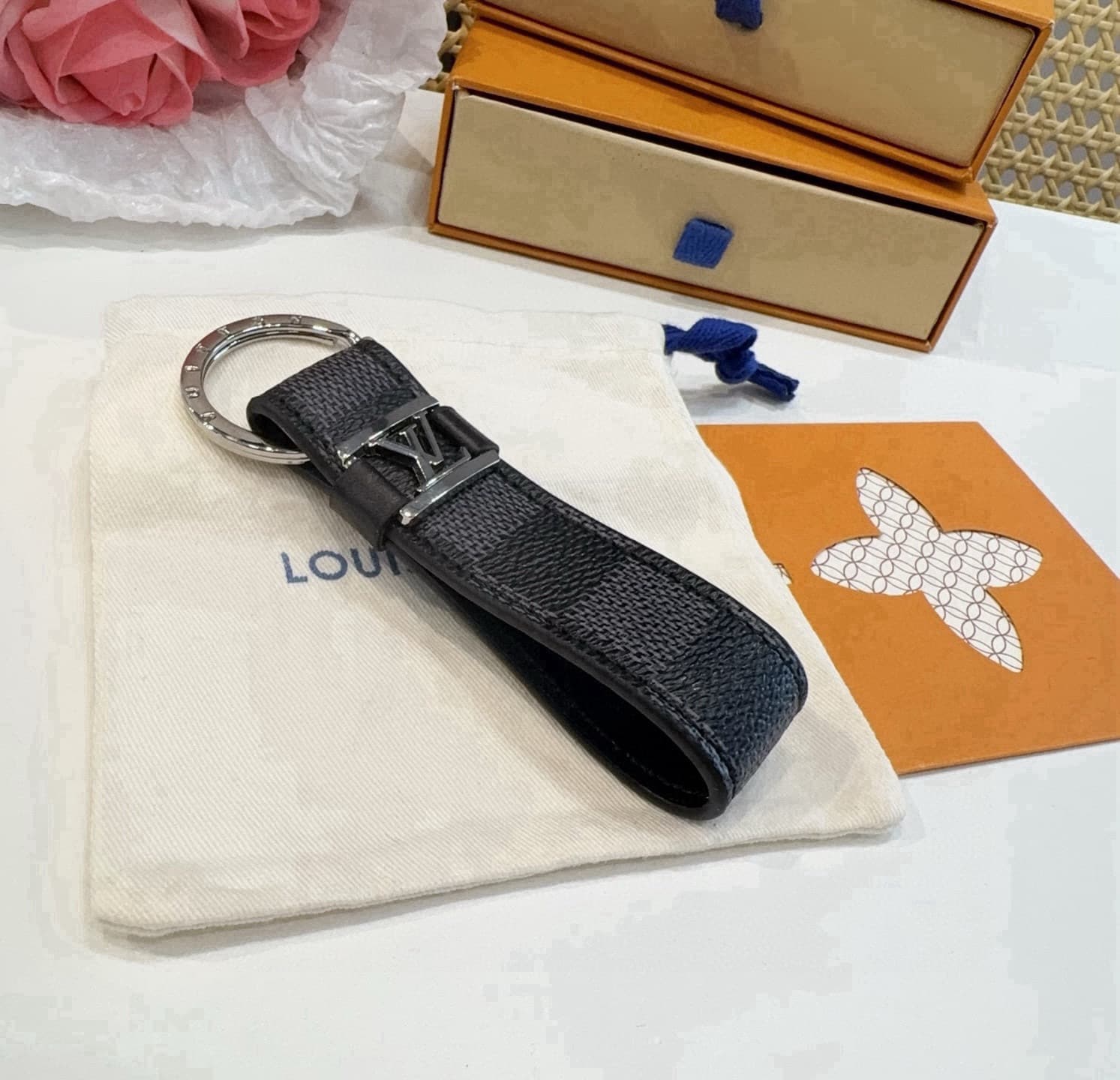 Louis Vuitton bag keychain Charm