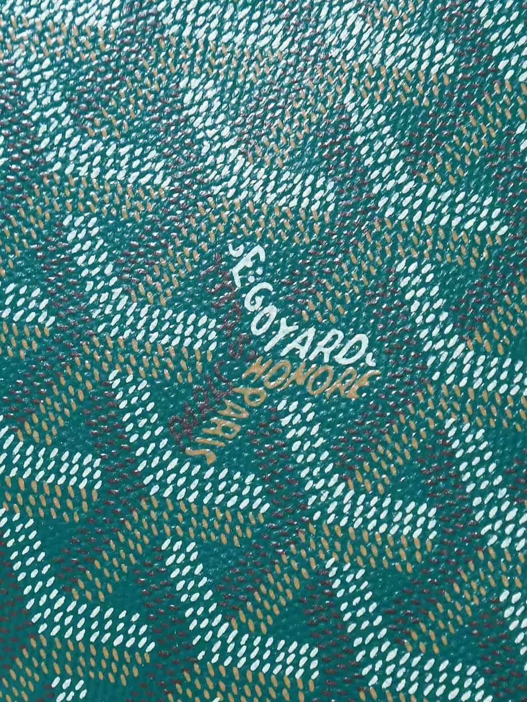 Goyard Jouvence Medium Toiletry Bag in Green Goyardine Canvas High
