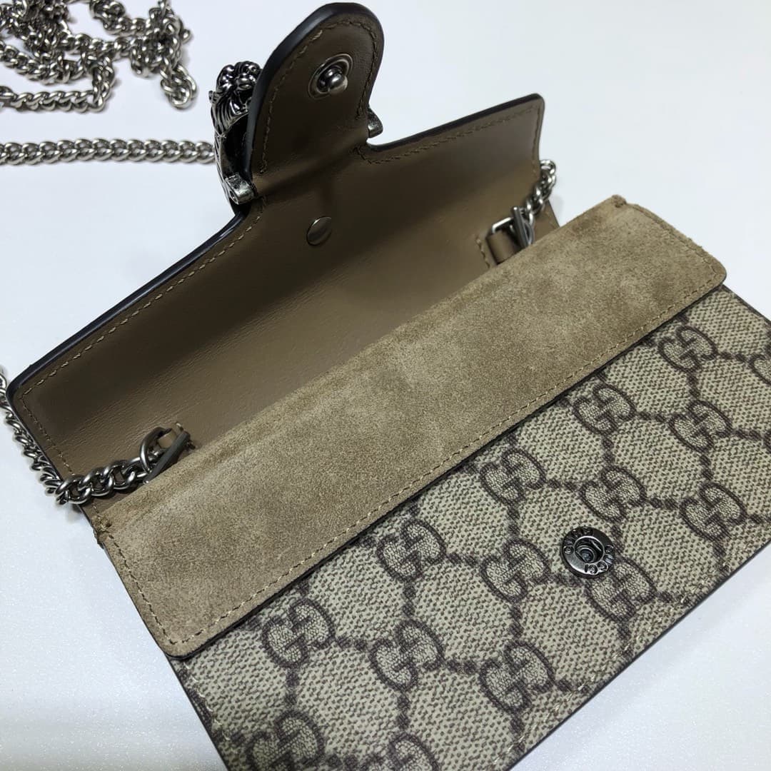 Dionysus GG Supreme super mini bag 476432 brown high