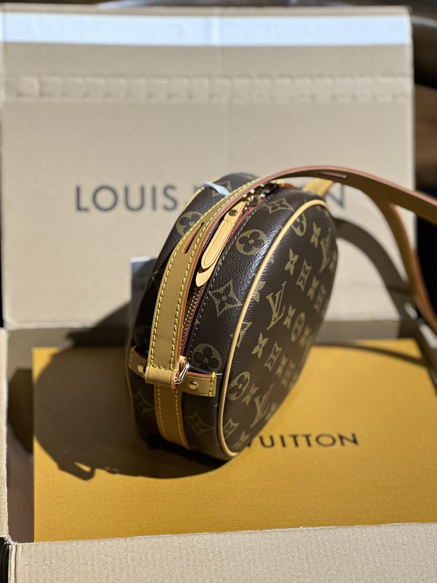 Louis Vuitton BOITE CHAPEAU SOUPLE PM Monogram coated canvas M45578 High