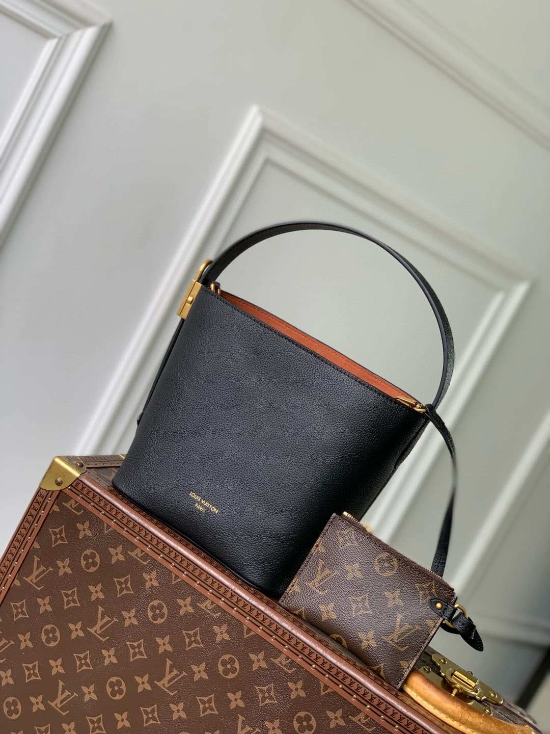 Louis Vuitton Low Key All In BB Black Calf leather M25543 High