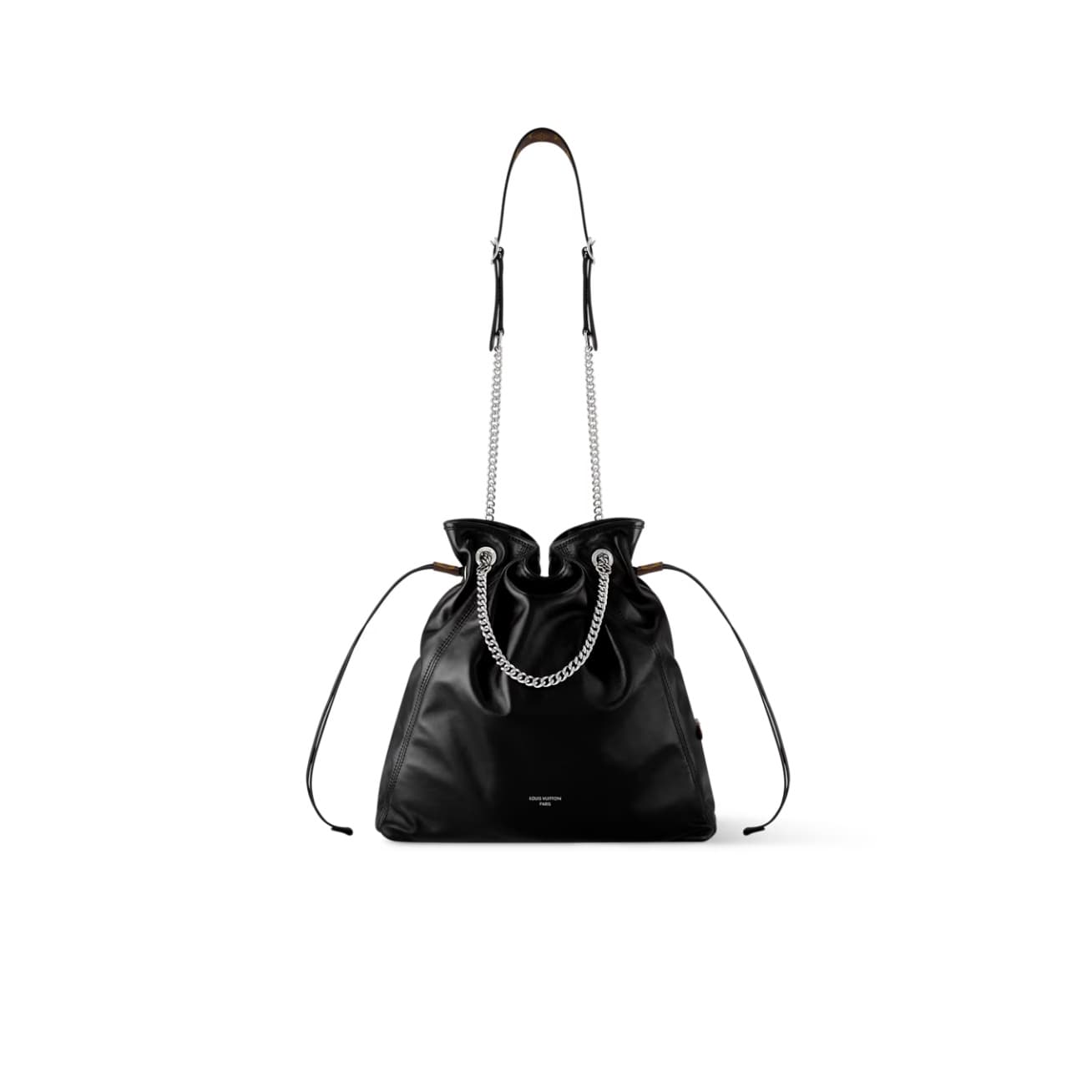Louis Vuitton Off Duty Vibe MM Lamb leather M25545 Black TOP