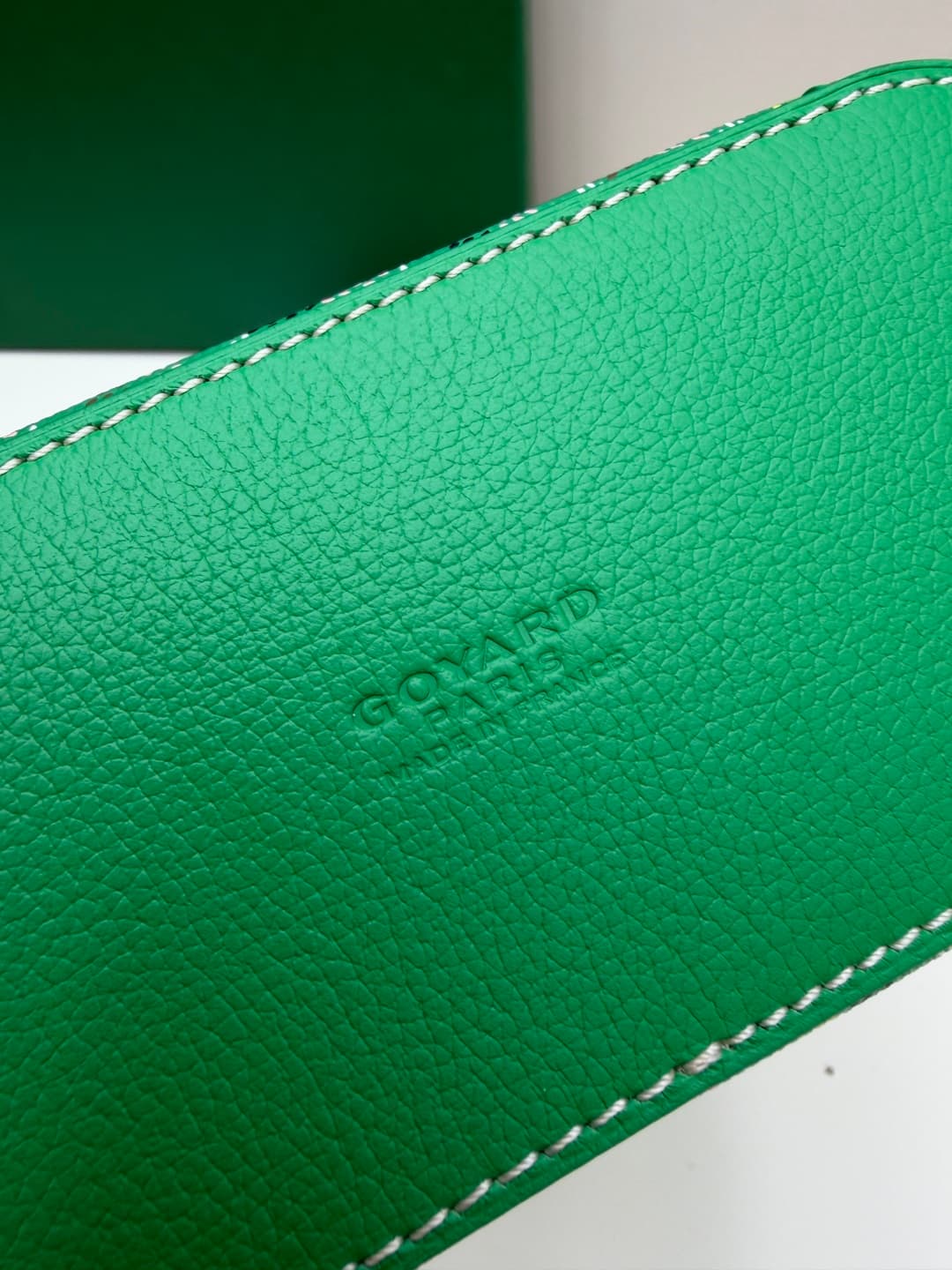 Goyard Vendôme Nano bag in Goyardine coated canvas Green High
