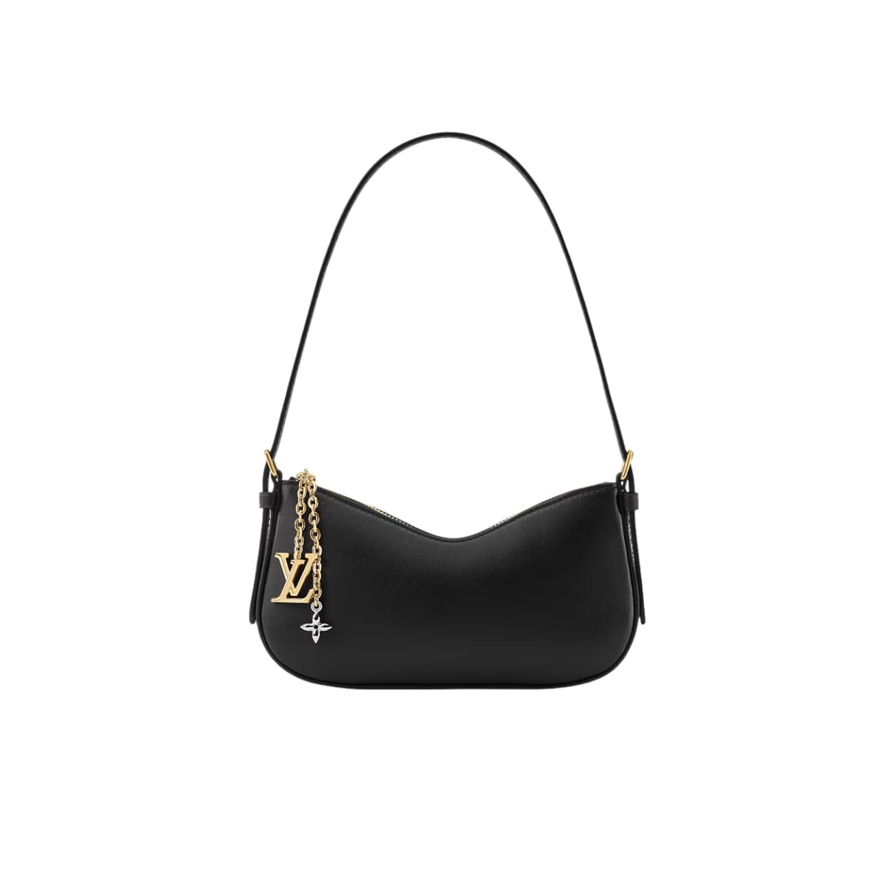 Louis Vuitton Pochette LV Bloom M25525 Calfskin leather Black TOP