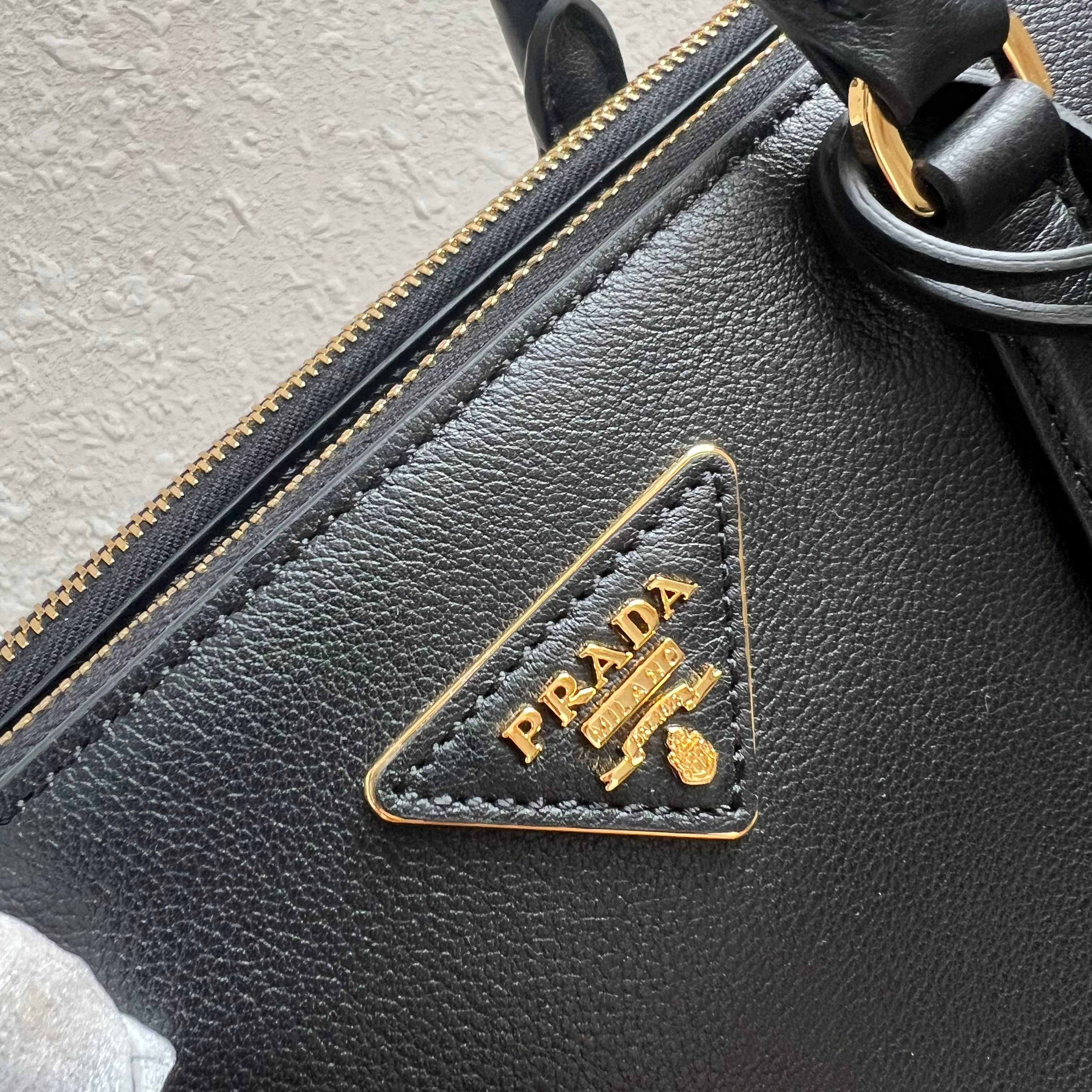 Prada Galleria small Saffiano leather bag 1BA896 Black High