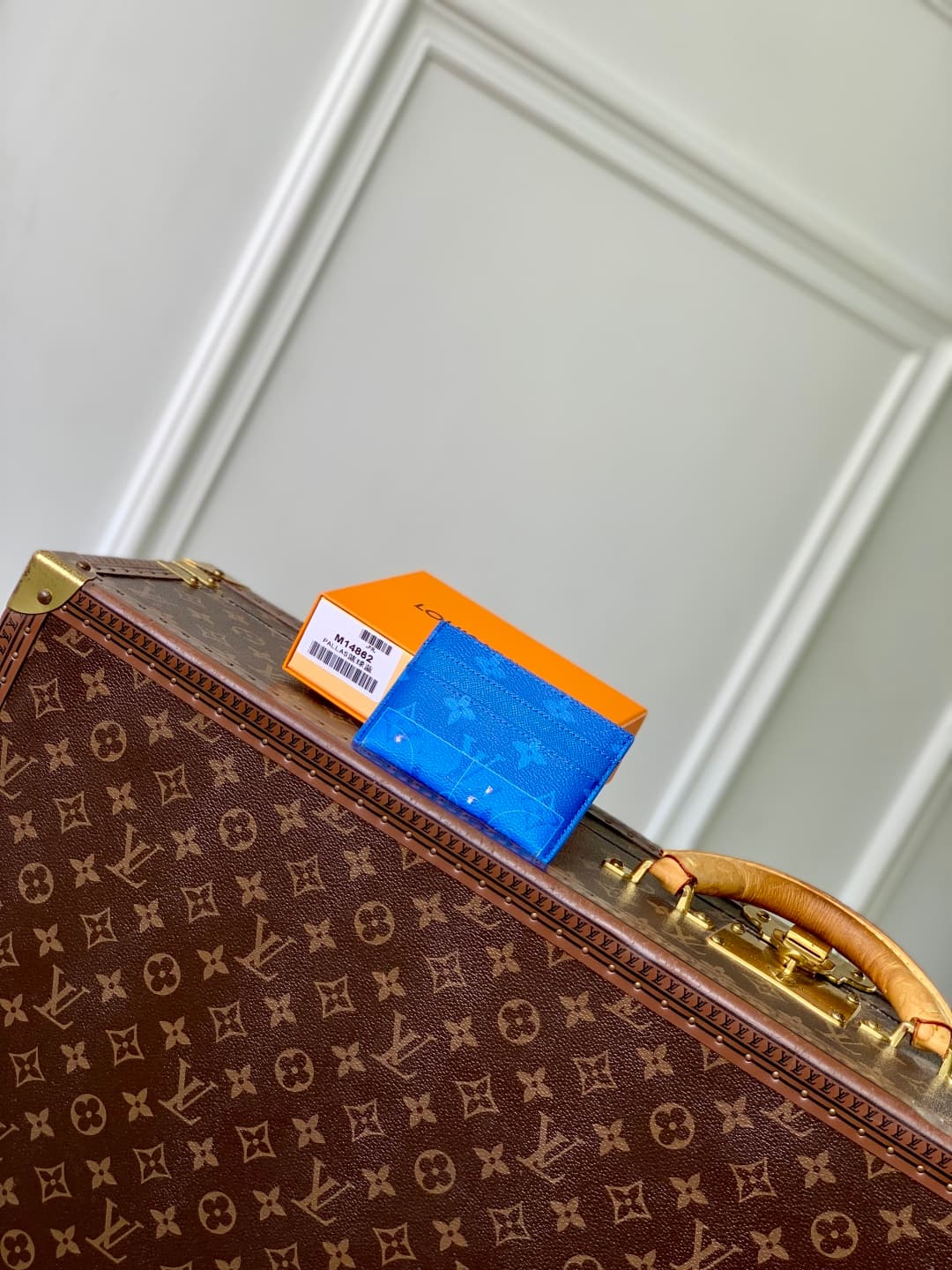 Louis Vuitton Double Card Holder Colored Monogram coated canvas M14862 Blue lagoon High