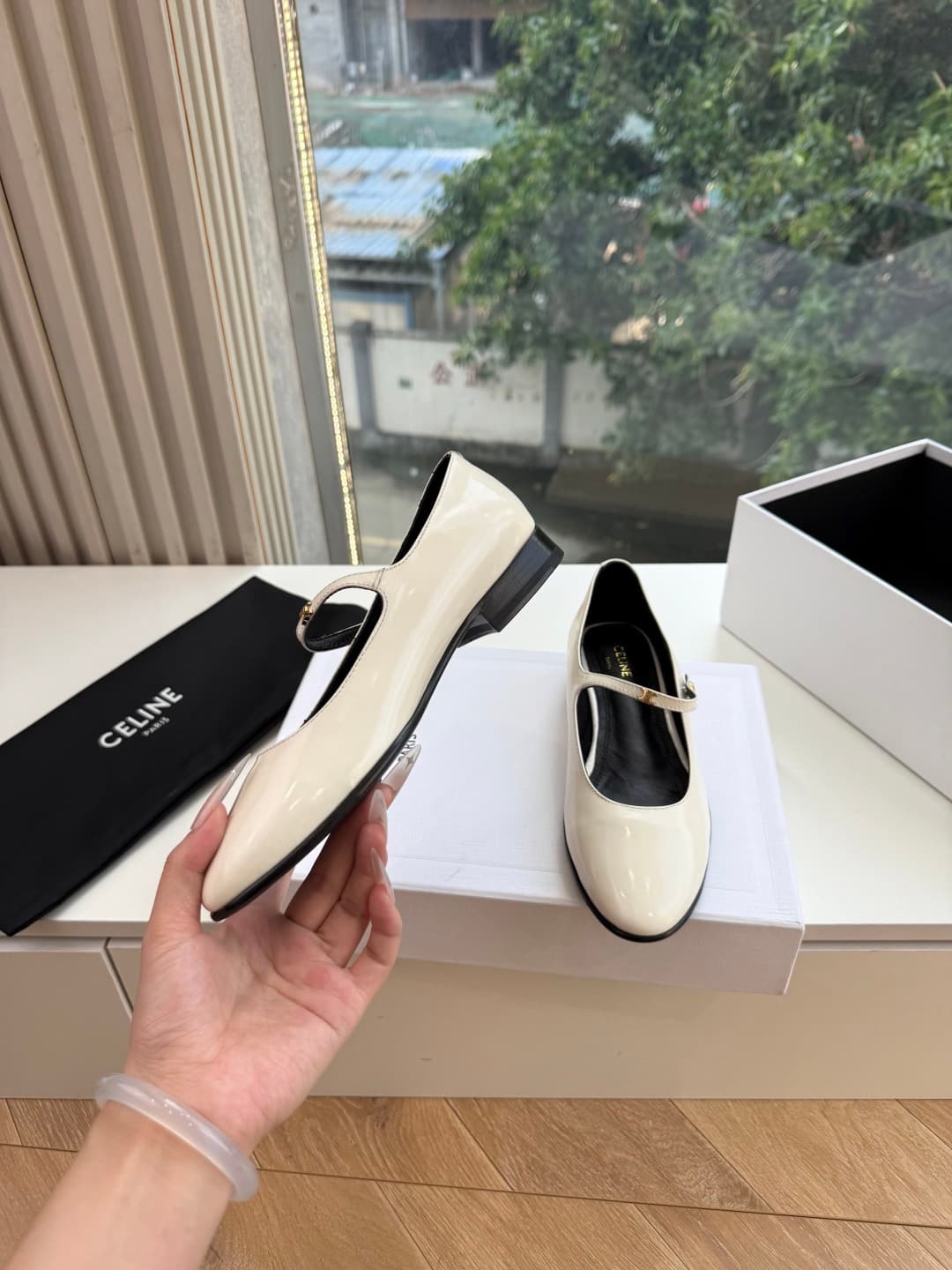 Celine Mary Jane Flat Shoes Women