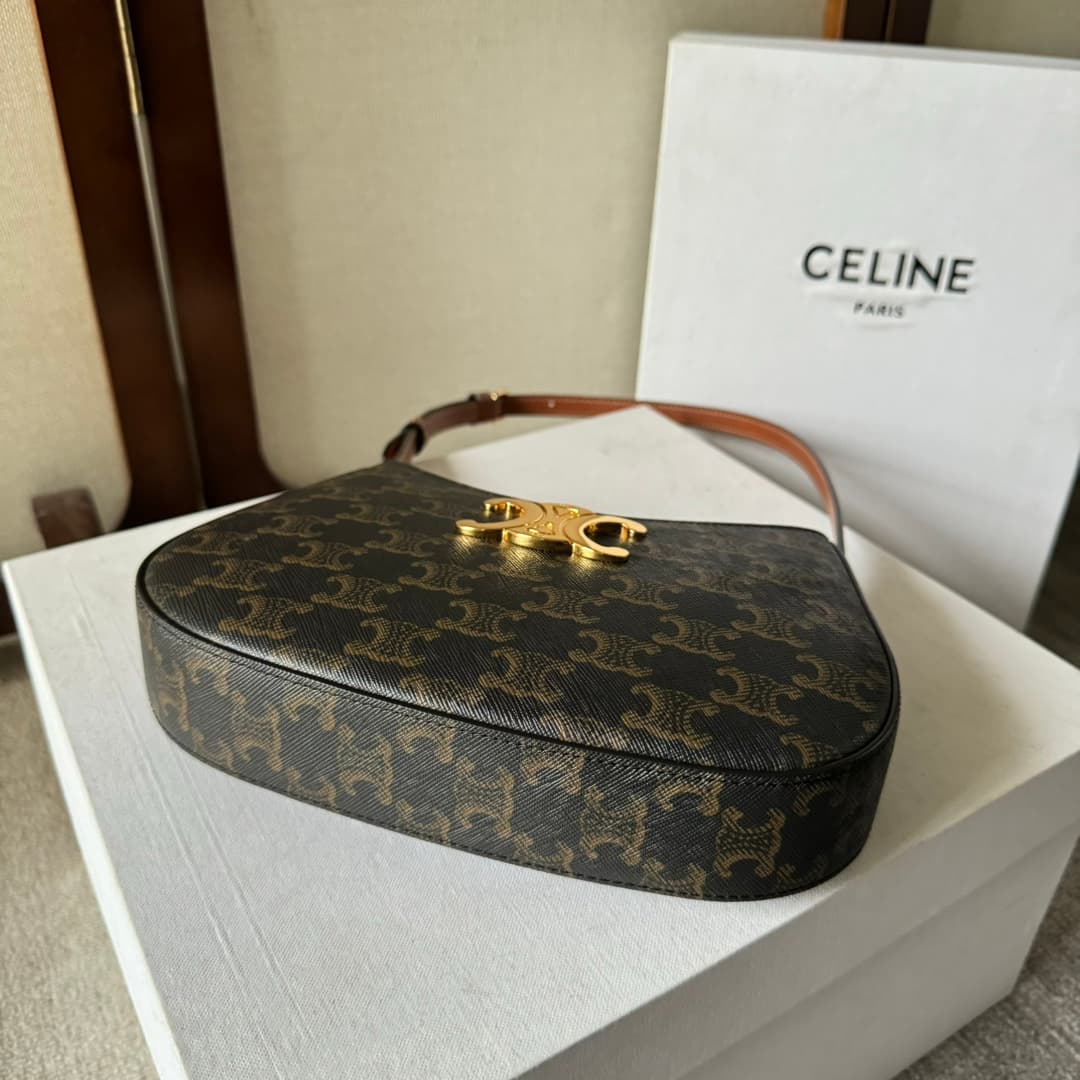 Celine Tilly bag in Triomphe Canvas High