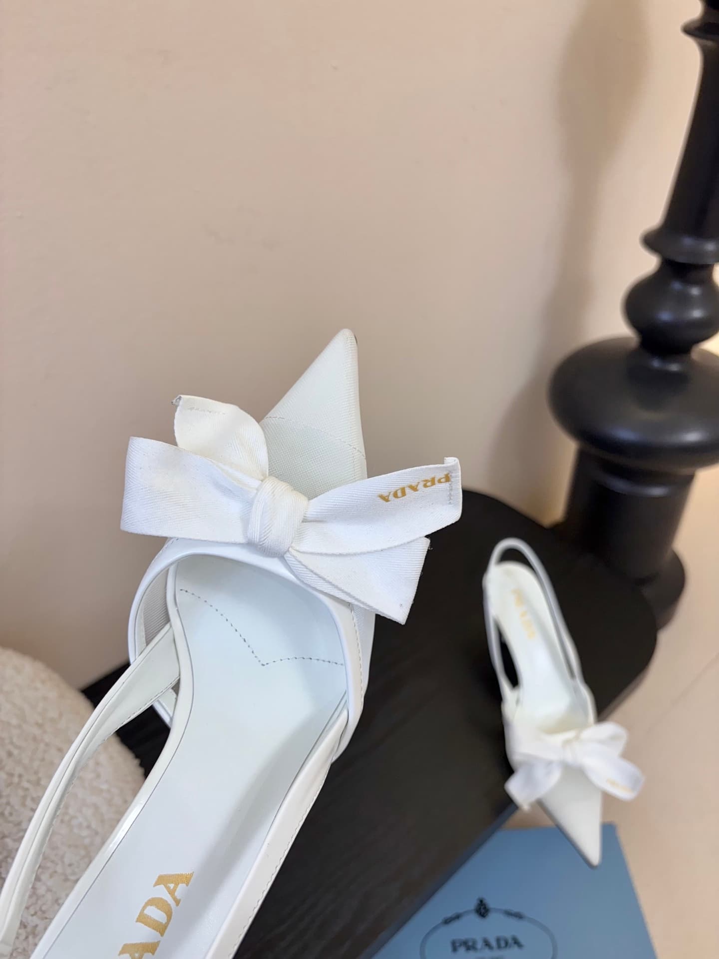 Prada Leather Slingback Pumps Women