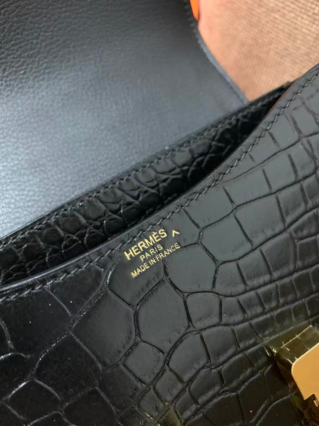 Hermes Constance 24cm Crocodile Leather Bag WAX High Customizing Style