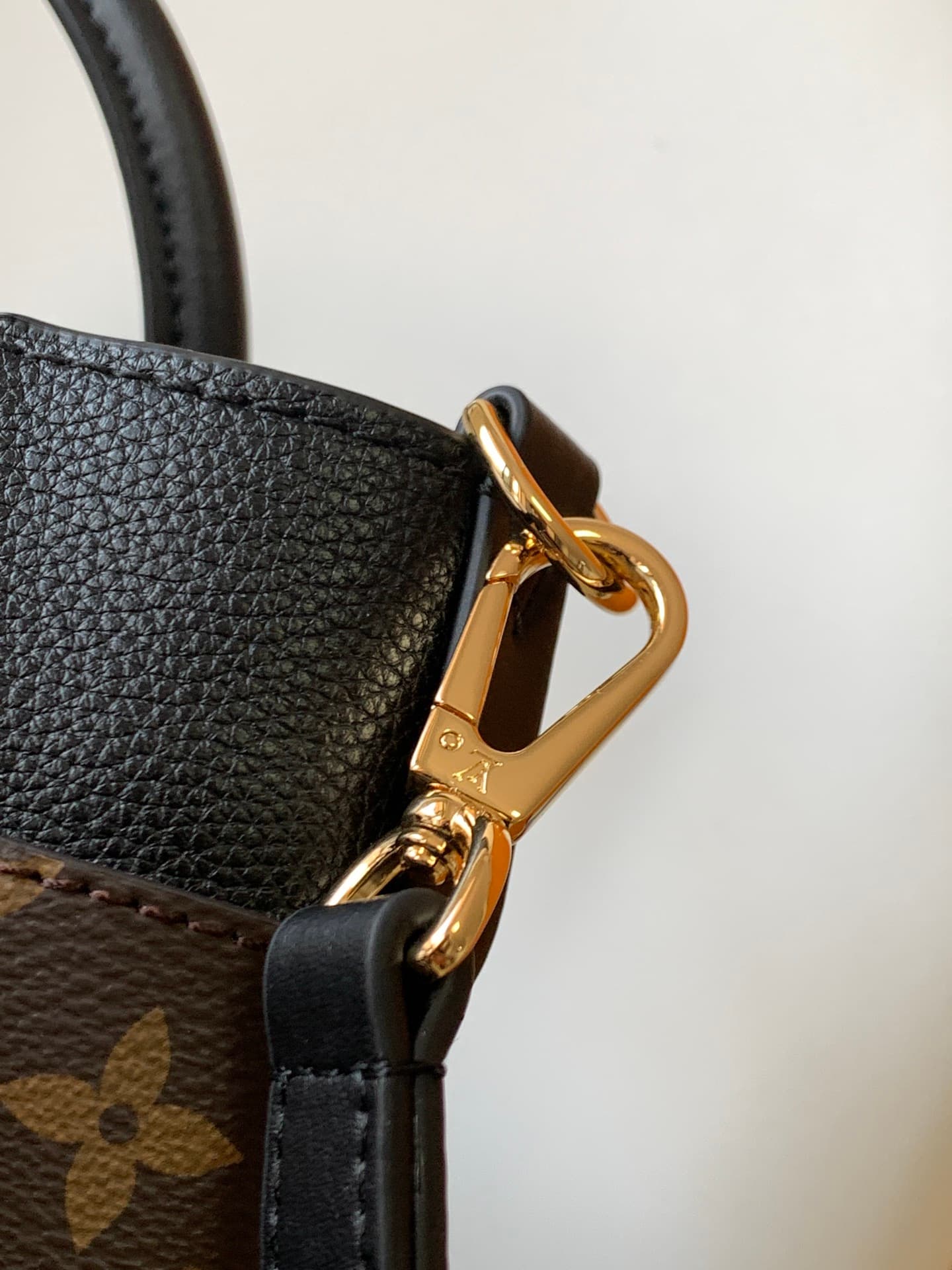 Louis Vuitton On My Side PM Black Monogram coated canvas and calf leather M57728 High