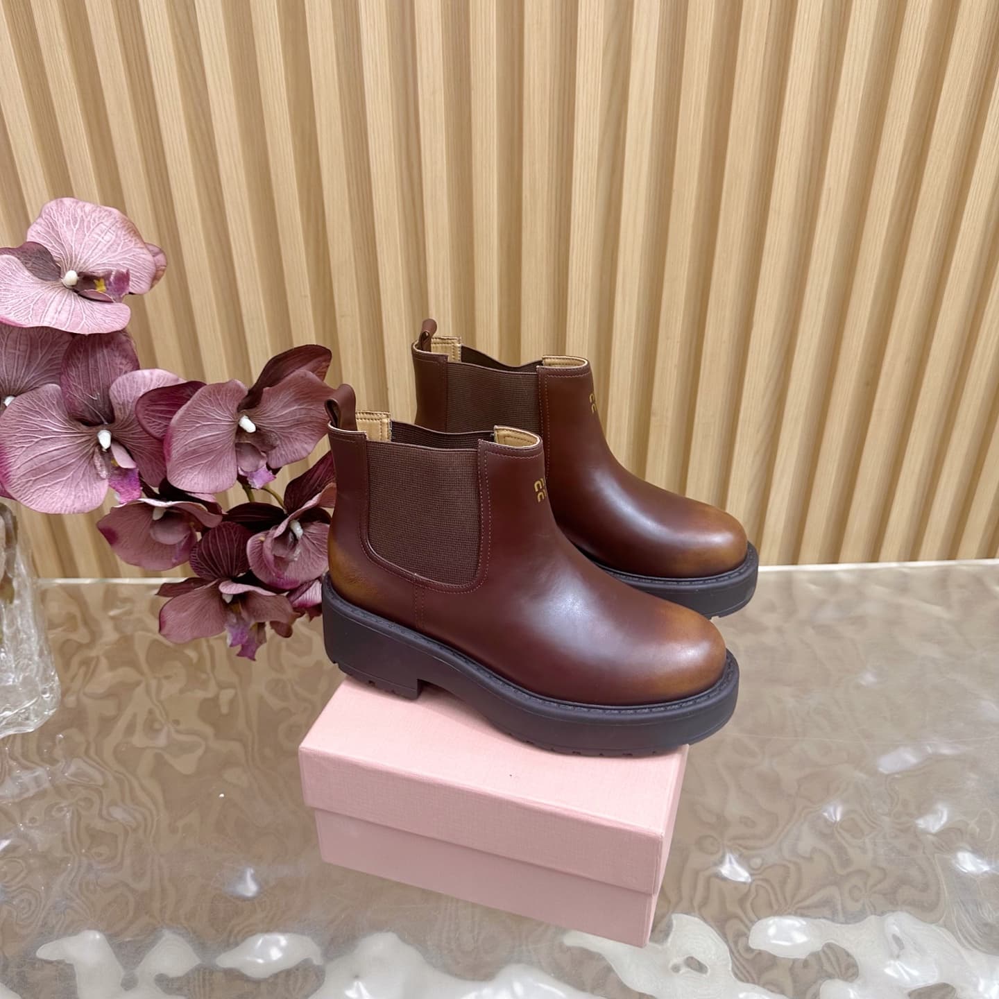 Miu Miu Ankle leather boots Shoes Women