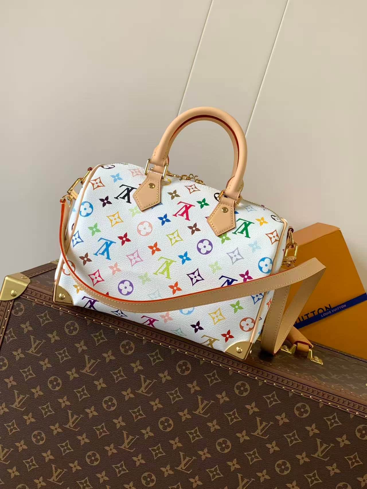 Louis Vuitton x Murakami Speedy Bandoulière 25 Monogram coated canvas M13085 High