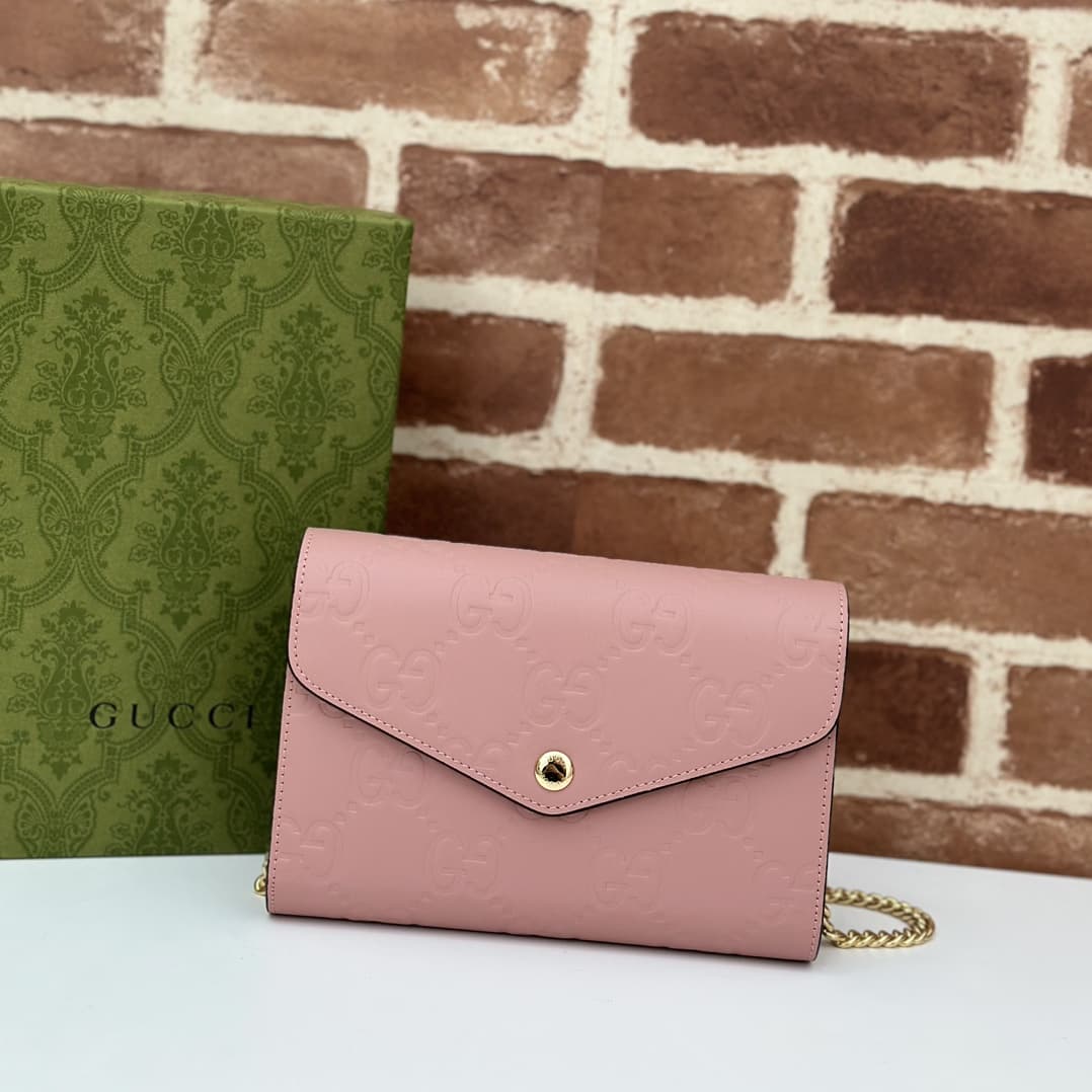 Gucci GG pochette in  GG leather 781555 High