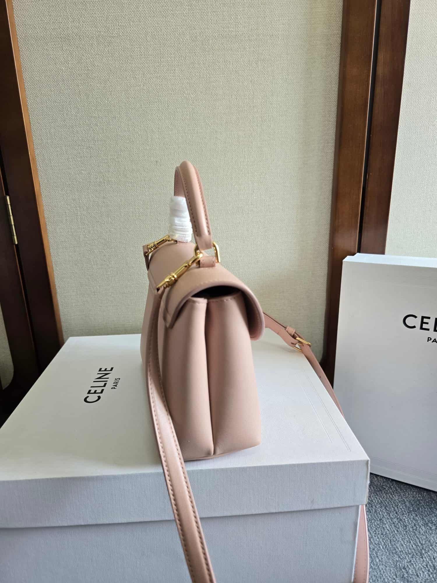 Celine Mini Nino bag in Pink Supple Calfskin High