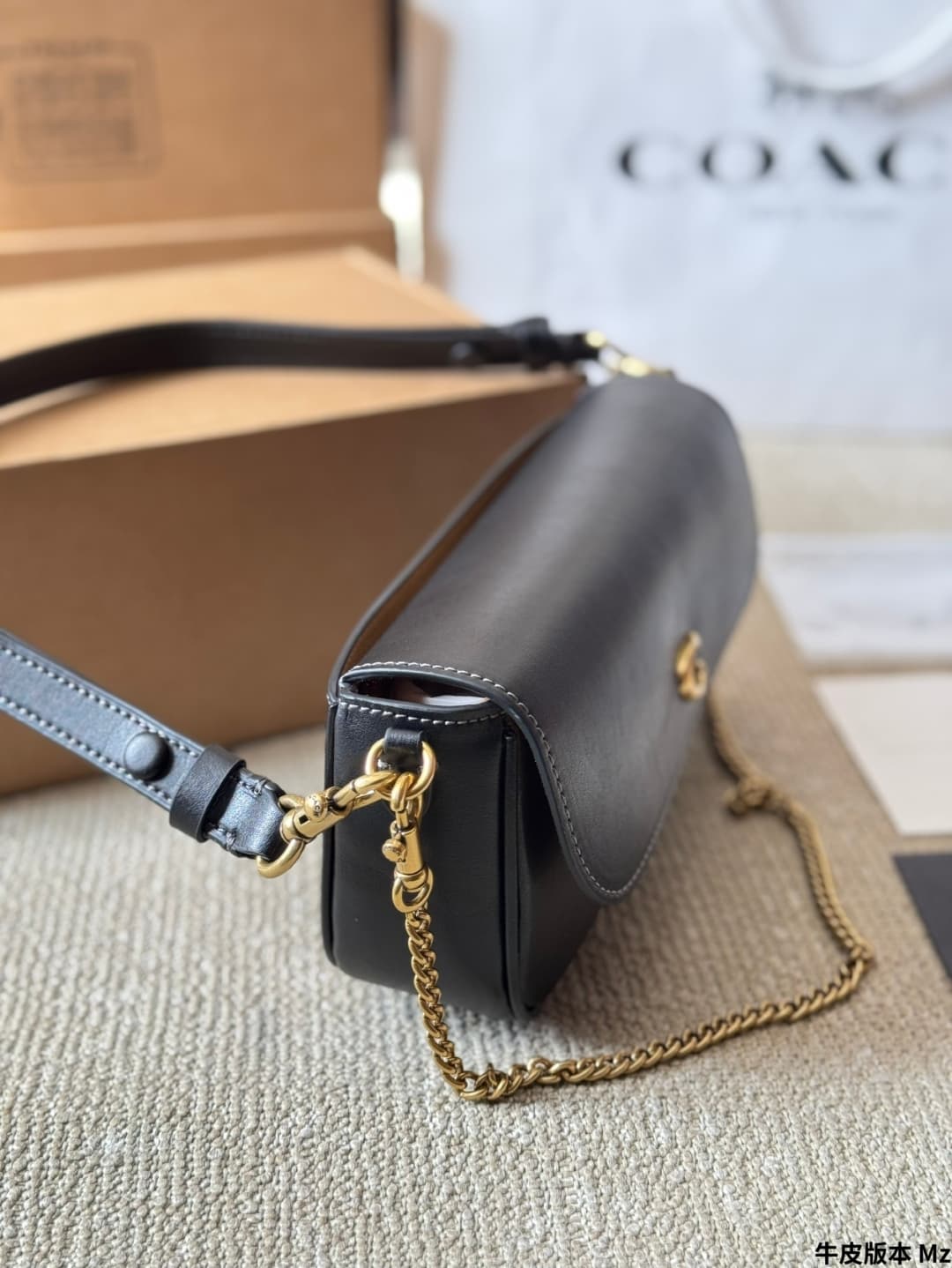 Coach Brook Flap Chain Bag