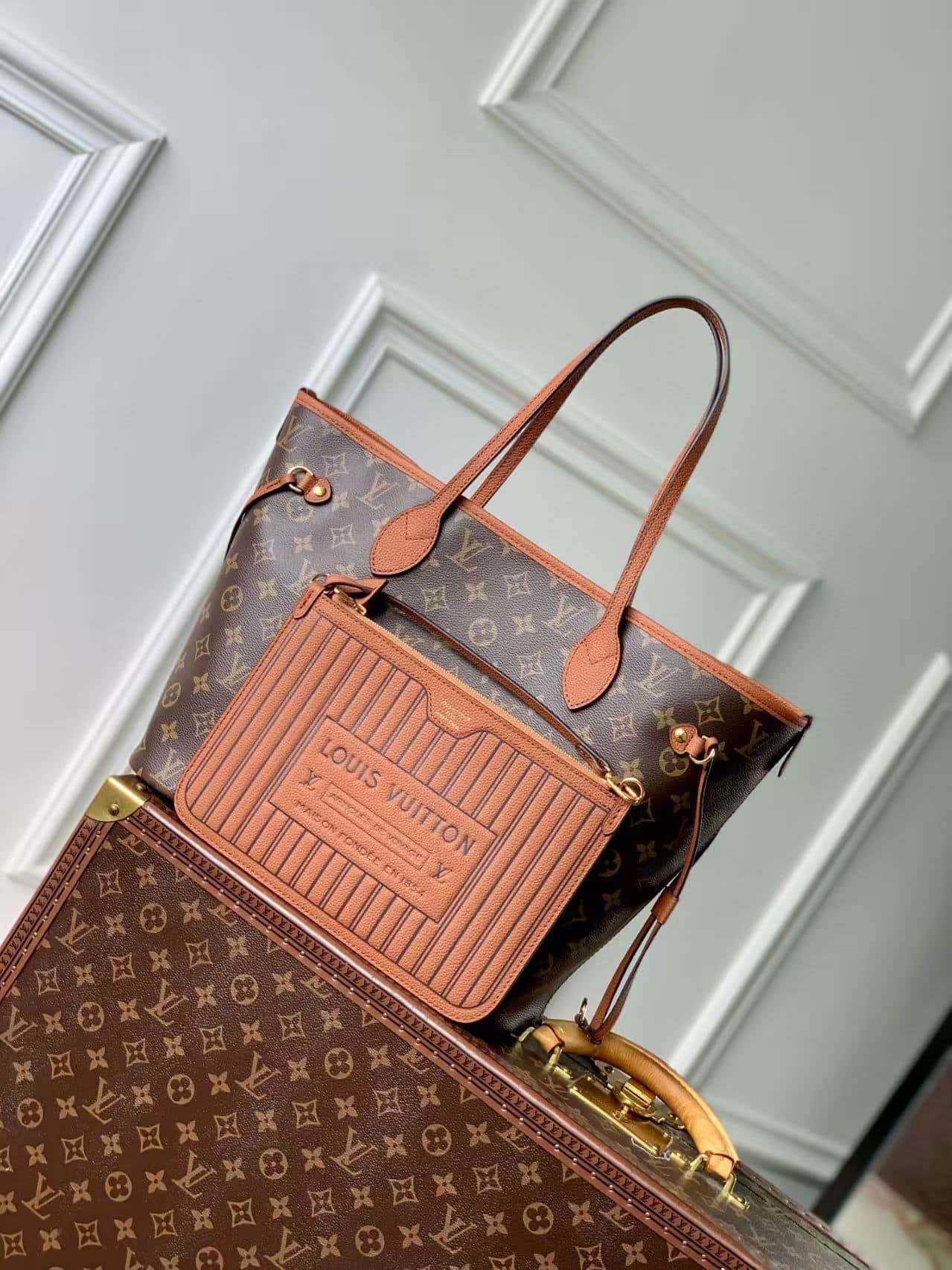 Louis Vuitton Neverfull Inside Out MM M12061 Brown High