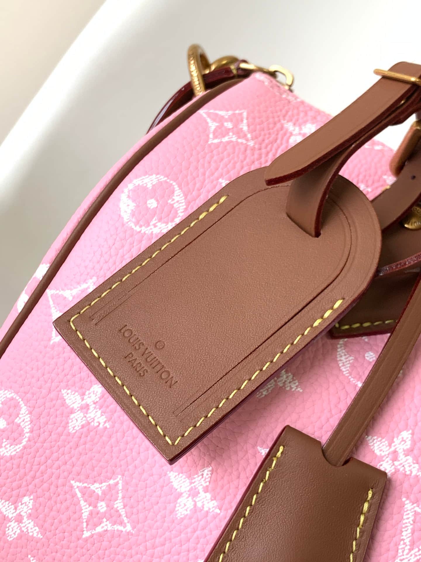 Louis Vuitton Speedy P9 Bandoulière 25 Pink Sakura Calf leather M15279 High