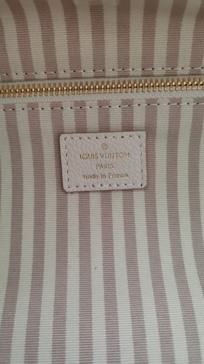 Louis Vuitton Neverfull MM Debossed grained cowhide leather M14285 Eden High
